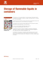 Storage of flammable liquids in containers. 3rd edition