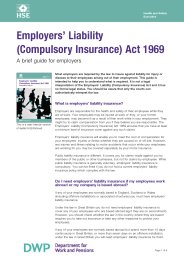 Employers' Liability (Compulsory Insurance) Act 1969. A guide for employers