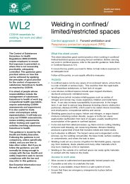Welding in confined/limited/restricted spaces - control approach 4: forced ventilation and respiratory protection equipment (RPE)