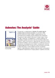 Asbestos: the analysts' guide. 2nd edition