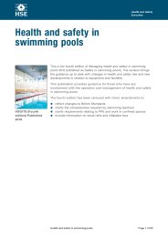 Health and safety in swimming pools. 4th edition