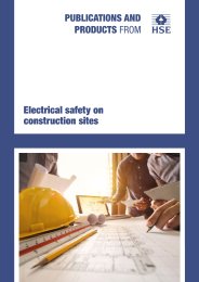 Electrical safety on construction sites. 2nd edition