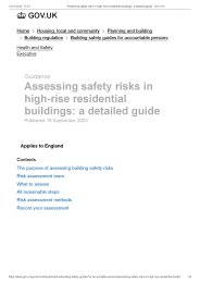 Assessing safety risks in high-rise residential buildings: a detailed guide