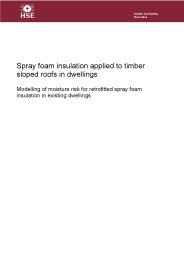 Spray foam insulation applied to timber sloped roofs in dwellings. Modelling of moisture risk for retrofitted spray foam insulation in existing dwellings