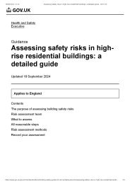 Assessing safety risks in high-rise residential buildings: a detailed guide