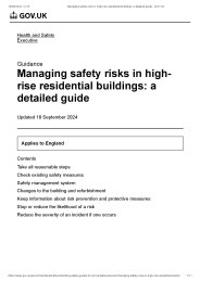 Managing safety risks in high-rise residential buildings: a detailed guide