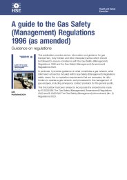 Guide to the Gas Safety (Management) Regulations 1996 (as amended). Guidance on regulations. 3rd edition