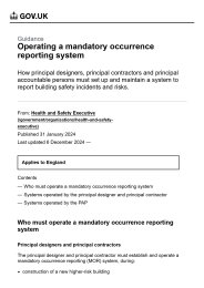 Operating a mandatory occurrence reporting system