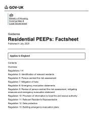 Residential PEEPs