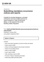 Submitting mandatory occurrence notices and reports