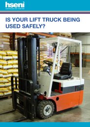 Is your lift truck being used safely?