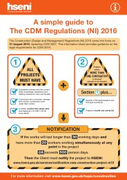 Simple guide to the CDM Regulations (NI) 2016