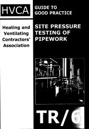 Guide to good practice for site pressure testing of pipework