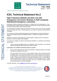 High frequency ballasts and their use with emergency conversion modules in self-contained maintained emergency luminaries