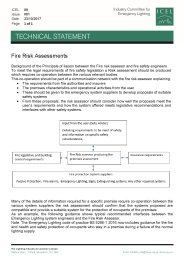 Fire risk assessments