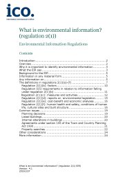 What is environmental information? (regulation 2(1)). Environmental Information Regulations. Version 4.1