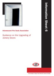 Guidance on the upgrading of joinery doors