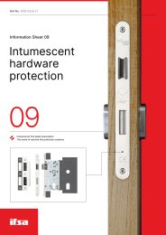 Intumescent hardware protection
