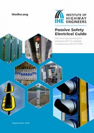 Passive safety electrical guide - electrical requirements for passively safe ITS roadside installations to BS EN 12767