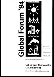 Cities and sustainable development