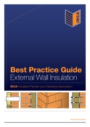 Best practice guide: external wall insulation