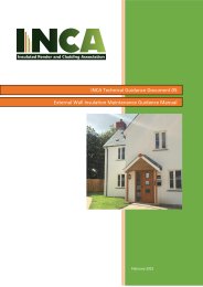 External wall insulation maintenance guidance manual