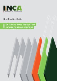 External wall insulation incorporating renders