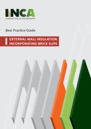 External wall insulation incorporating brick slips