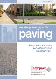 Masterplanning with paving: revisit and case study, Accordia housing, Cambridge 2011