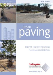 Urban paving: precast concrete solutions for urban regeneration. Edition 2