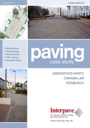 Paving case study: Greendykes North Craigmillar Edinburgh