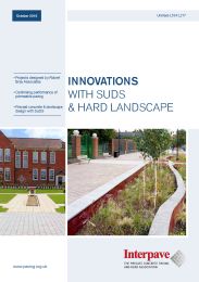 Innovations with SUDS and hard landscape. Case study October 2016