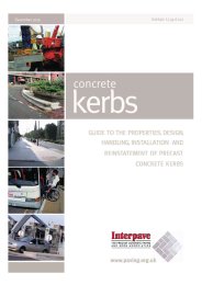 Concrete kerbs. Guide to the properties, design, handling, installation and reinstatement of precast concrete kerbs. Edition 2 (Including addendum April 2022)