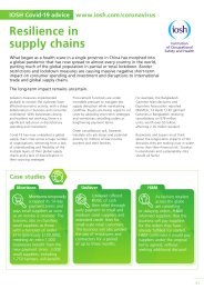 Resilience in supply chains