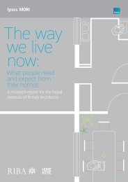 Way we live now - what people need and expect from their homes