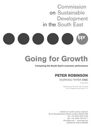 Going for growth - comparing the south east's economic performance