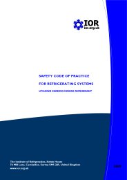 Safety code of practice for refrigerating systems utilising carbon dioxide refrigerant. 2nd edition (as amended November 2009, November 2013)