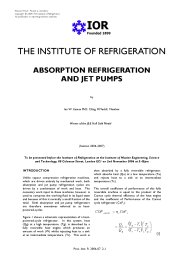 Absorption refrigeration and jet pumps