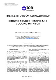 Ground source heating and cooling in the UK