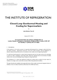 Closed loop geothermal heating and cooling for supermarkets