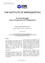 Cool and straight: linear compressors for refrigeration