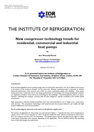 New compressor technology trends for residential, commercial and industrial heat pumps