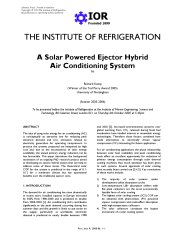 A solar powered ejector hybrid air conditioning system