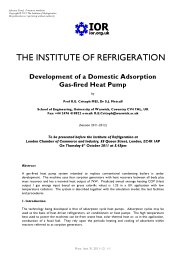 Development of a domestic adsorption gas-fired heat pump