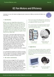 EC fan motors and efficiency