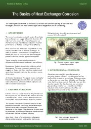 Basics of heat exchanger corrosion