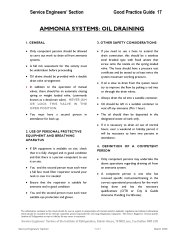 Ammonia systems: oil draining