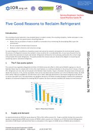 Five good reasons to reclaim refrigerant