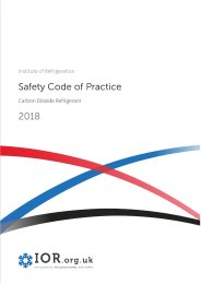 Safety code of practice - carbon dioxide refrigerant - The Construction ...