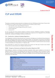 CLP and DSEAR